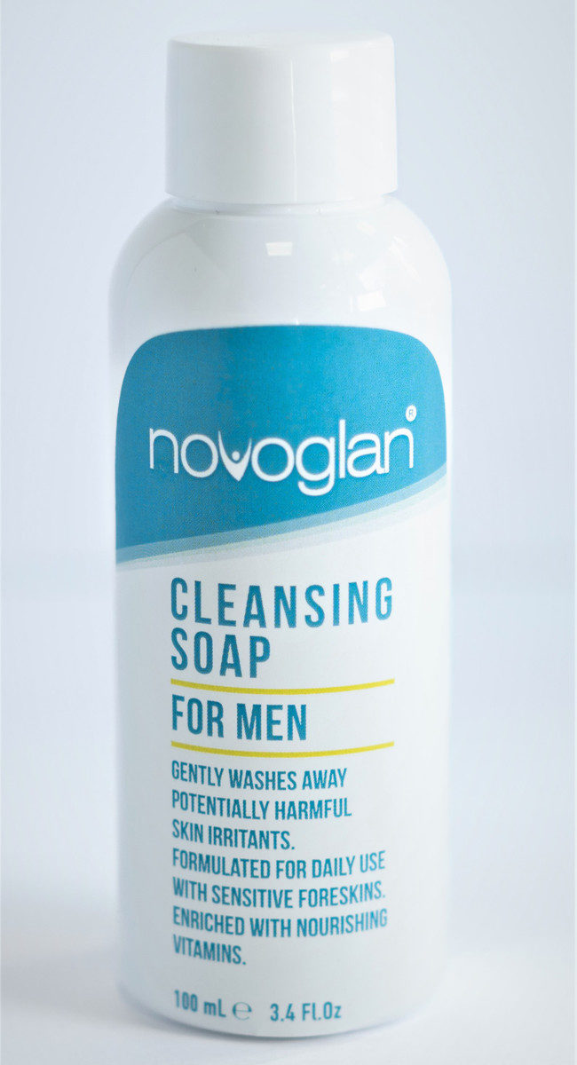 A mild and naturally moisturising castile soap specifically formulated by Novoglan research team o use daily for the prevention of phimosis, balanitis, skin infections and other inflammatory skin conditions...
Can be used all over the body as well.